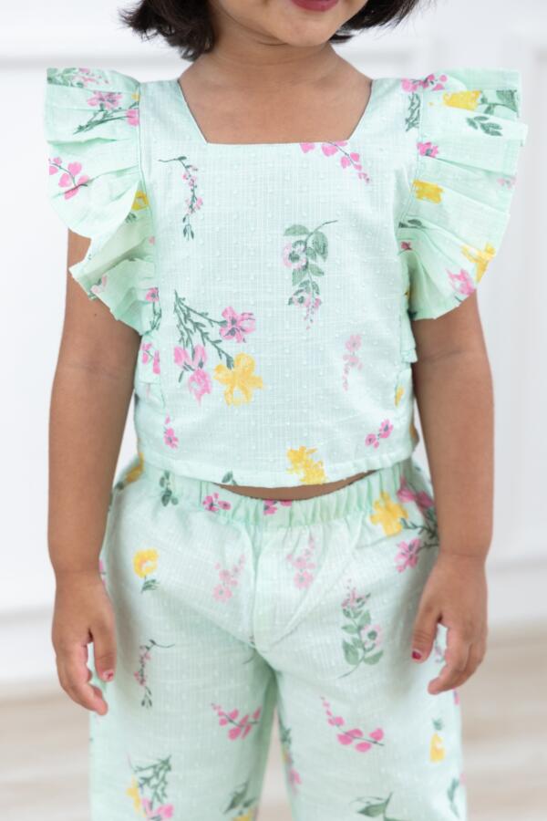 Pista green floral set - Image 2