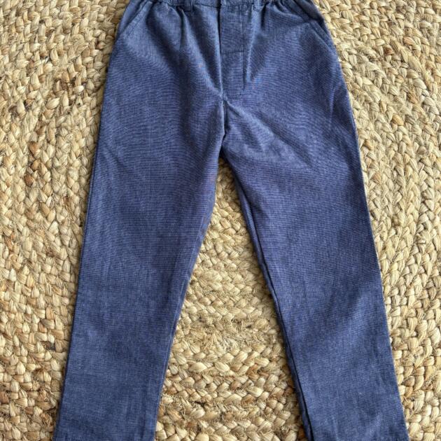 Blue Slim fit Pant