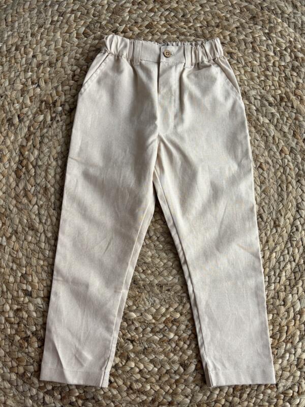 Beige Slim Fit Pant
