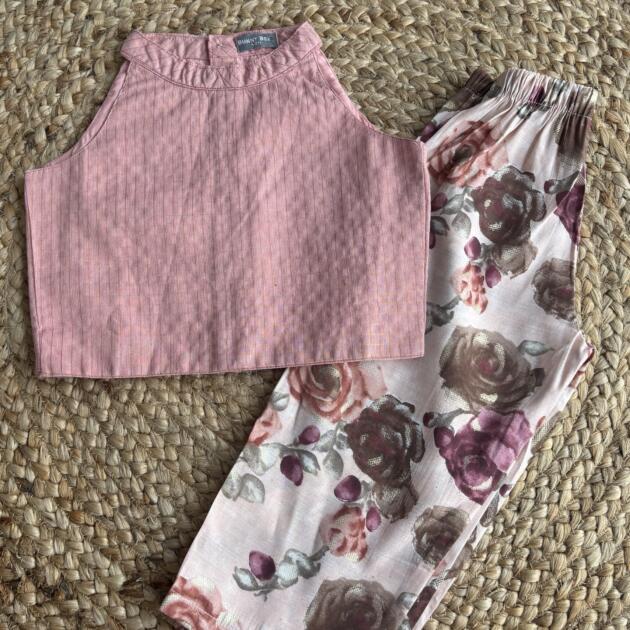 Blush halter set